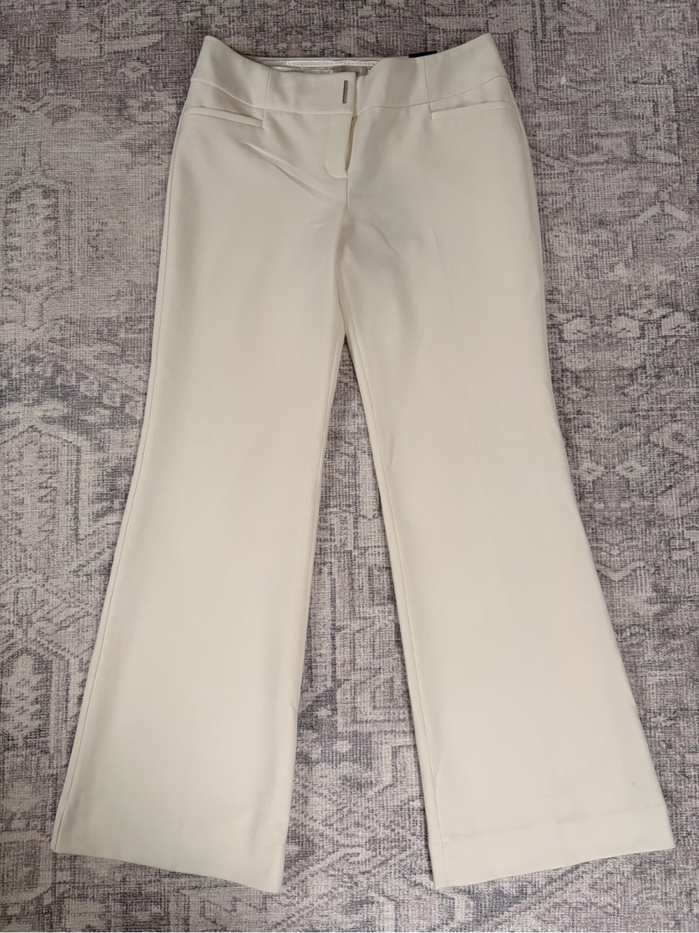 NWT The Limited Scandal Collection Liv Pants Fully Lines Size 8R White Flare